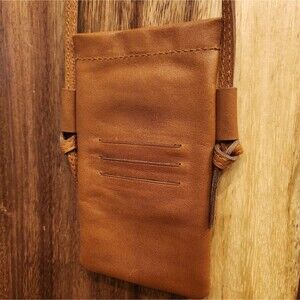Madewell Leather Smartphone Crossbody Bag in Brown
